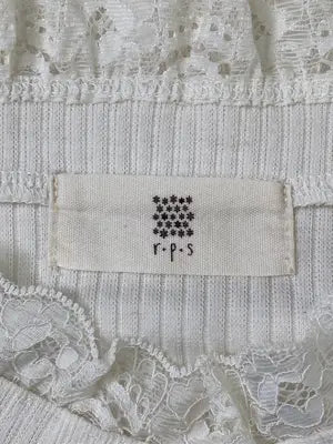 r.p.s/アールピーエス/Tシャツ/カットソー/トップス/アイボリー/M