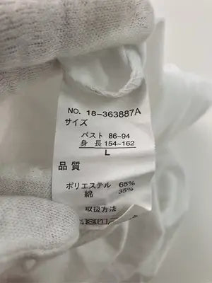 Tシャツ/カットソー/トップス/ホワイト/L