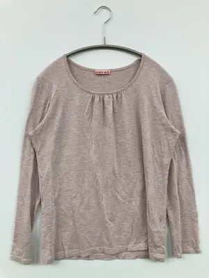 coral/Tシャツ/カットソー/トップス/ベージュ/M-L