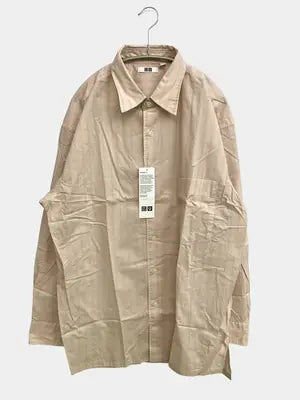 UNIQLO U/ユニクロユー/シャツ/ブラウス/トップス/ベージュ/L