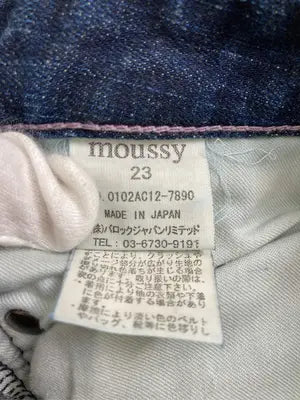 MOUSSY/マウジー/デニムパンツ/パンツ/ネイビー/23