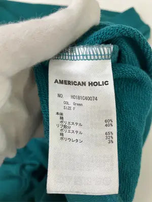AMERICAN HOLIC/アメリカンホリック/スウェット/トップス/グリーン/F