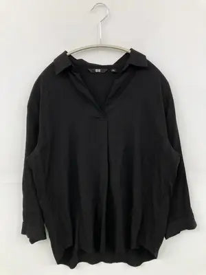 UNIQLO/ユニクロ/シャツ/ブラウス/トップス/ブラック/M