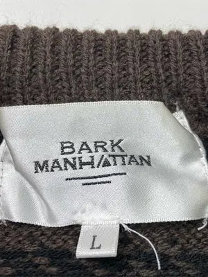 BARK MANHATTAN/バークマンハッタン/ニット/セーター/トップス/ブラウン/L