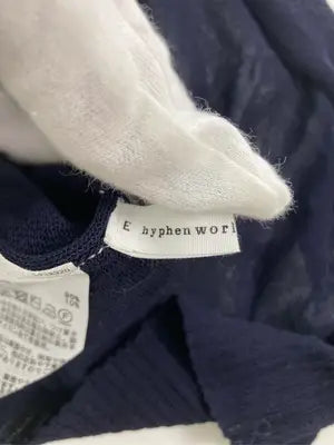 E hyphen world gallery peace/イーハイフンワールドギャラリーピース/カーディガン/ボレロ/トップス/ネイビー/F