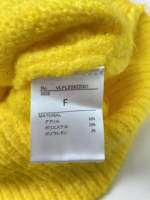 manana suerte/マニャーナスエルテ/ニット/セーター/トップス/イエロー/F