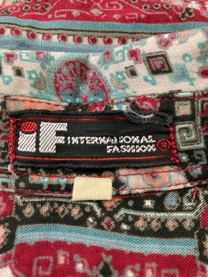 IF international fashion/シャツ/ブラウス/トップス/レッド/36