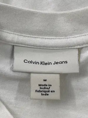 Calvin Klein Jeans/カルバンクラインジーンズ/Tシャツ/カットソー/トップス/ホワイト/M
