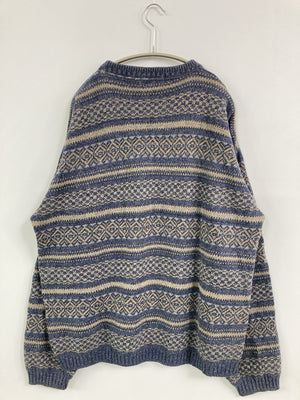 BILLBLASS/ビルブラス/ニット/セーター/トップス/ブルー/L