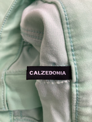 CALZEDONIA/スラックス/パンツ/ライトグリーン/XS