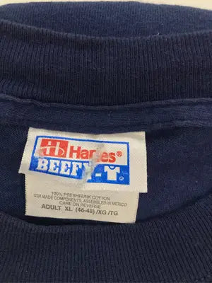 Hanes/ヘインズ/Tシャツ/カットソー/トップス/ネイビー/XL