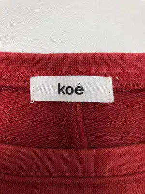 koe/コエ/Tシャツ/カットソー/トップス/レッド/F
