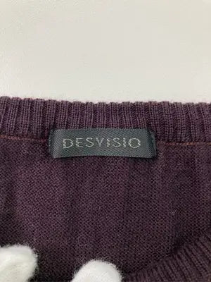 DESVISIO/ニット/セーター/トップス/パープル
