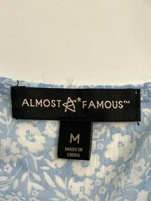 ALMOST FAMOUS/シャツ/ブラウス/トップス/スカイブルー/M