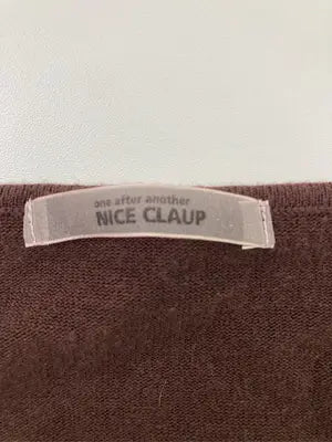 NICE CLAUP/ナイスクラップ/ニット/セーター/トップス/ブラウン/F