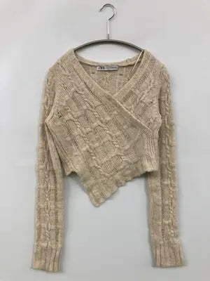 ZARA/ザラ/ニット/セーター/トップス/ベージュ/USA XS