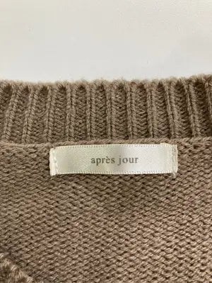 apres jour/アプレジュール/ニット/セーター/トップス/ブラウン/F