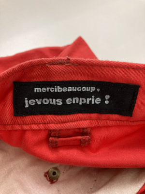 mercibeaucoup,/メルシーボークー/カーゴパンツ/パンツ/レッド/0