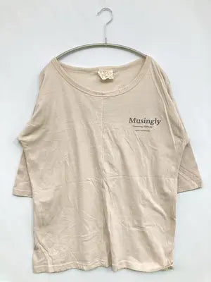ems excite/エムズエキサイト/Tシャツ/カットソー/トップス/ベージュ/M
