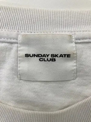 SUNDAY SKATE CLUB/サンデースケートクラブ/Tシャツ/カットソー/トップス/ホワイト/L