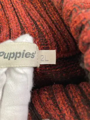 Hush Puppies/ハッシュパピー/ニット/セーター/トップス/レッド/2L
