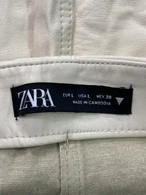 ZARA/ザラ/ショート/ミニスカート/スカート/アイボリー/L
