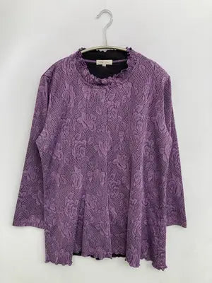 Tシャツ/カットソー/トップス/パープル/M〜L