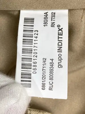 ZARA/ザラ/チノパンツ/パンツ/ベージュ/USA 32 EUR 42