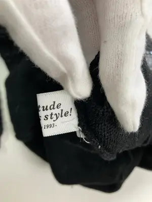 Attitude makes style!/アティチュードメイクススタイル/ニット/セーター/トップス/ブラック/F