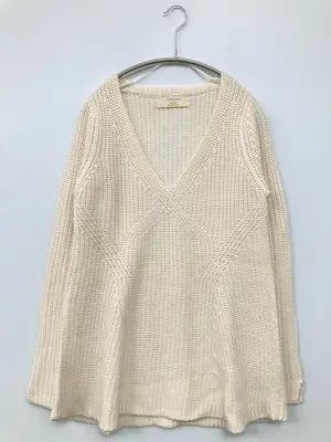 ZARAKNIT/ニット/セーター/トップス/ベージュ/Eur L