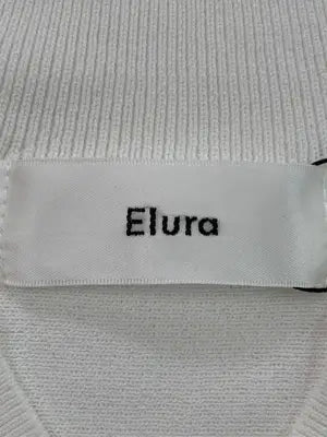 Elura/エルーラ/ニット/セーター/トップス/ホワイト/XL