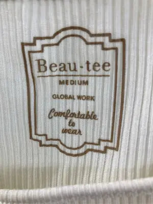 Beau-tee/タンクトップ/トップス/アイボリー/M