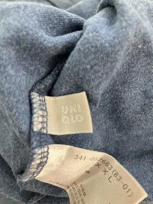 UNIQLO/ユニクロ/Tシャツ/カットソー/トップス/ブルー/XXL