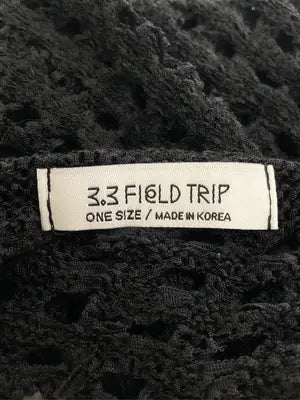 3,3 FIELD TRIP/スリースリーフィールドトリップ/ベスト/トップス/ブラック/ONE SIZE