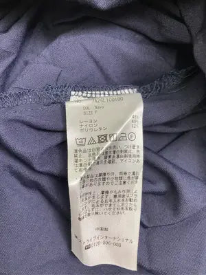YECCA VECCA/イェッカヴェッカ/Tシャツ/カットソー/トップス/ネイビー/F