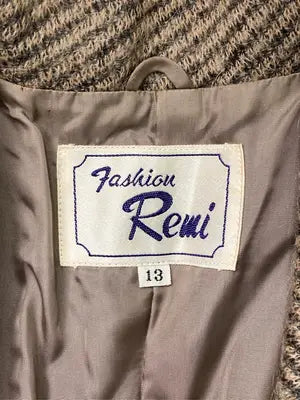 Fashion Remi/セットアップ/ジャケット/アウター/ブラウン/13