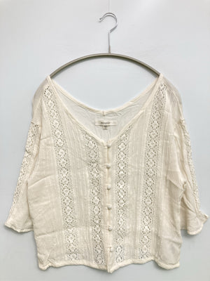 MOUSSY/マウジー/シャツ/ブラウス/トップス/アイボリー/F