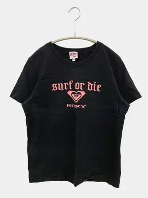 ROXY/ロキシー/Tシャツ/カットソー/トップス/ブラック/M