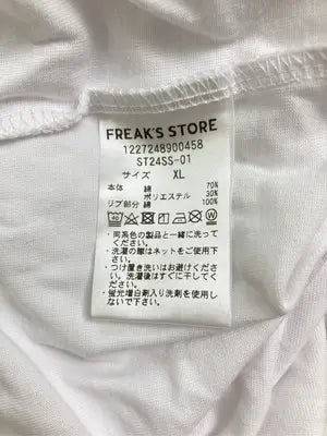 FREAK'S STORE/フリークスストア/Tシャツ/カットソー/トップス/ホワイト/XL