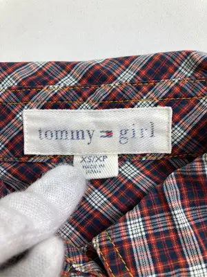 tommy girl/トミーガール/シャツ/ブラウス/トップス/レッド/XS