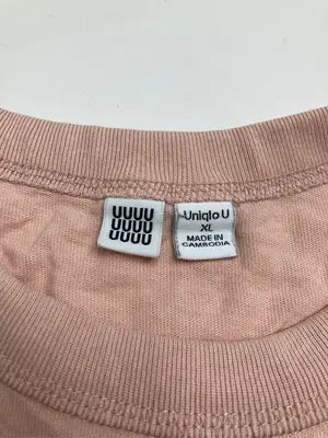 UNIQLO/ユニクロ/Tシャツ/カットソー/トップス/ベージュ/XL