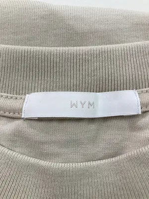 WYM/ウィムバイリドム/Tシャツ/カットソー/トップス/ベージュ/M