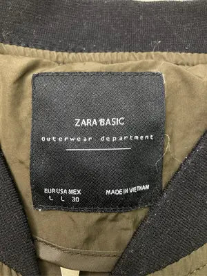 ZARA BASIC/ザラベーシック/ブルゾン/ジャケット/アウター/カーキ/USA L