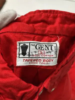 GENT'S/シャツ/ブラウス/トップス/レッド/L