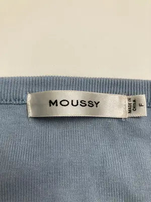 MOUSSY/マウジー/スウェット/トップス/スカイブルー/F