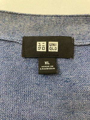UNIQLO/ユニクロ/カーディガン/ボレロ/トップス/ブルー/XL