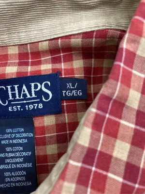 CHAPS/チャップス/シャツ/ブラウス/トップス/レッド/XL