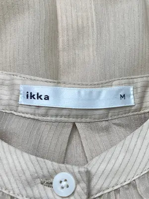 ikka/イッカ/シャツ/ブラウス/トップス/ベージュ/M