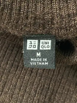 UNIQLO/ユニクロ/ニット/セーター/トップス/ブラウン/M