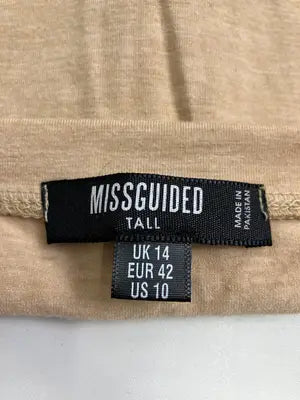 MISSGUIDED/カーディガン/ボレロ/トップス/ベージュ/UK 14/EUR 42/US 10